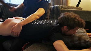 Amateurboy gets his first spanking - entire alternate camera